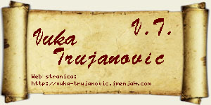 Vuka Trujanović vizit kartica